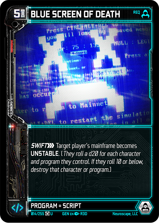 BLUE SCREEN OF DEATH