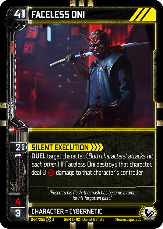 FACELESS ONI